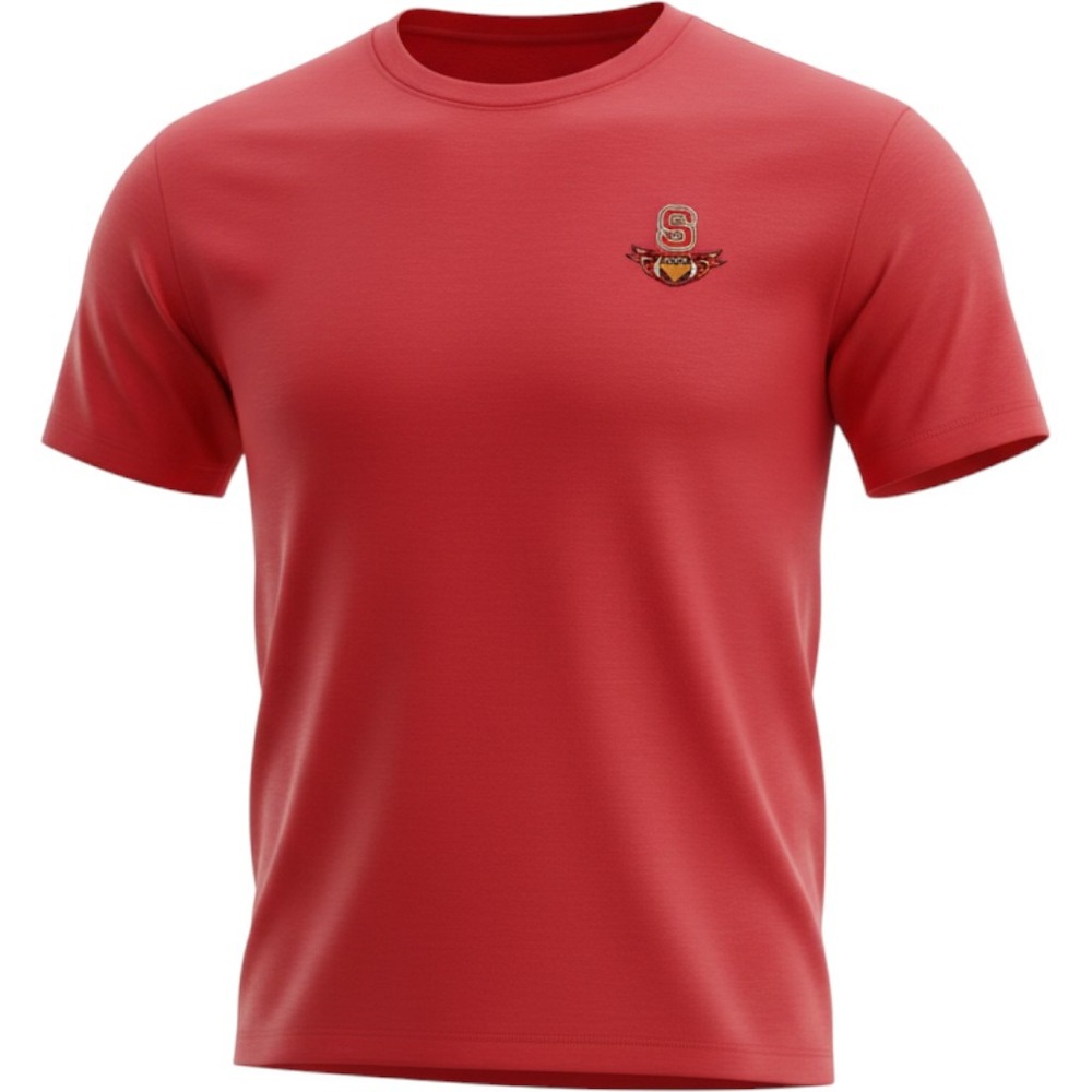 NC State Wolfpack Gildan Red T-Shirt Mens Large Go Pack Tailgate Graphic NWT